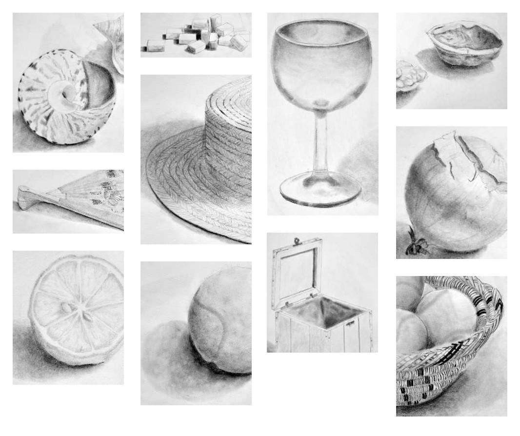 pêle-mêle des dessins réalisés en 2017